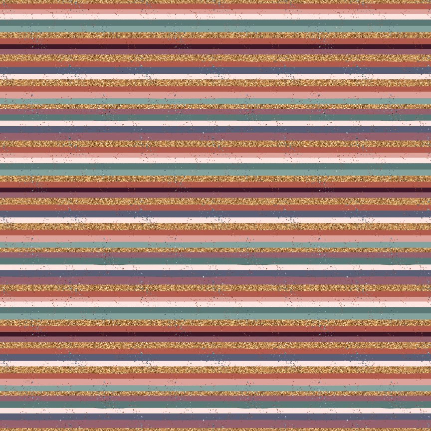 Fall Fairyland Stripes Pattern Acrylic Sheets - CMB Pattern Acrylic